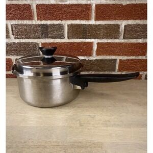 Maxam 18/8 3-Ply Stainless 3 Quart Saucepan With Lid USA